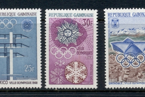 Gabon 1968 Summer Olympics Mexico City