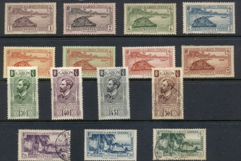 Gabon 1932-33 Pictorials Asst