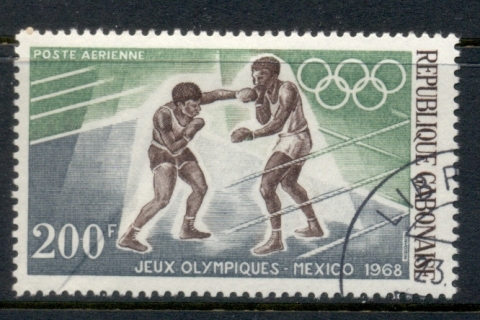 Gabon 1968 Summer Olympics mexico City 200f