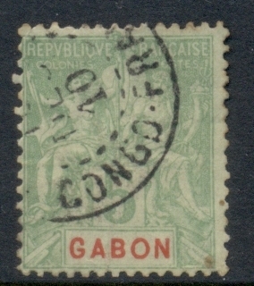 Gabon 1904-07 Navigation & Commerce 5c