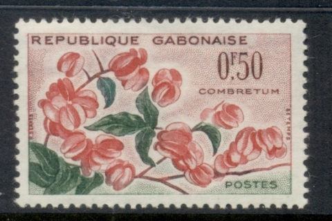 Gabon 1961 Flowers 50c