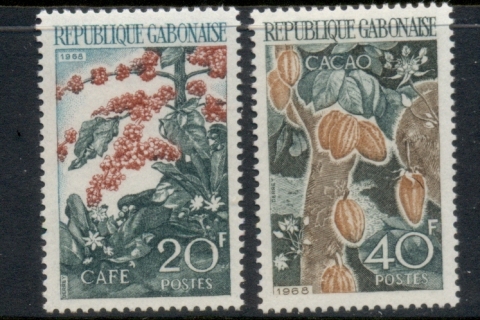 Gabon 1968 Coffee, Cocoa