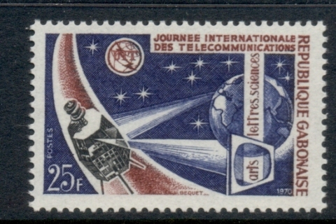 Gabon 1970 Intl. Telecommunications Day