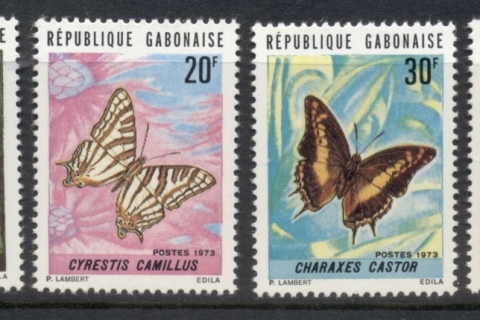 Gabon 1973 Insects, Butterflies