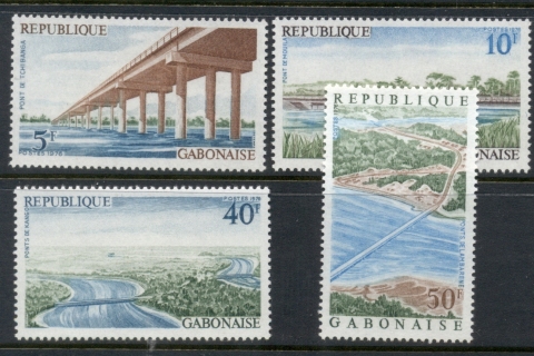 Gabon 1976 Bridges of Gabon