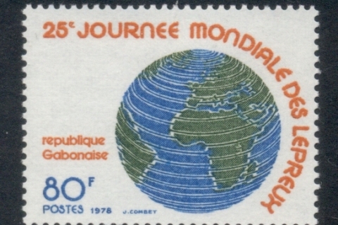 Gabon 1978 World Leprosy Day