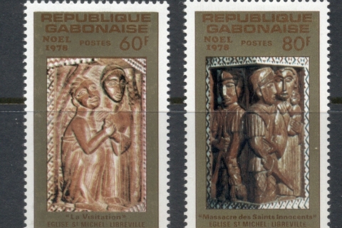Gabon 1978 Xmas Carvings