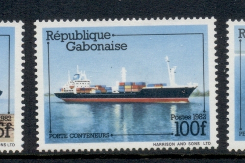 Gabon 1982 Merchant Navy Ships
