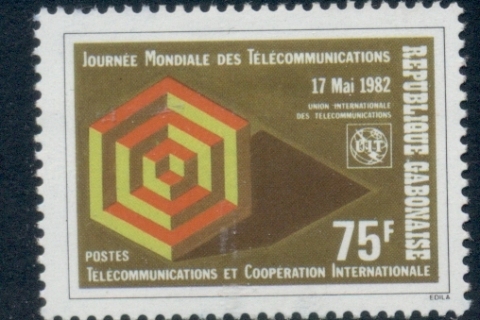 Gabon 1982 World Telecommunications Day
