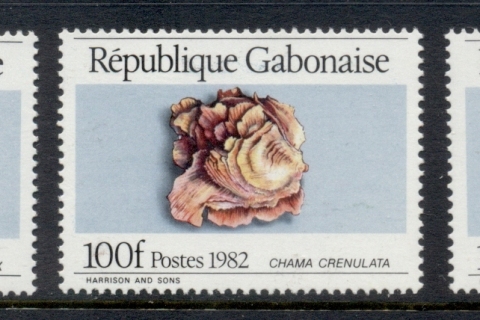 Gabon 1982 Marine Life, Seashells
