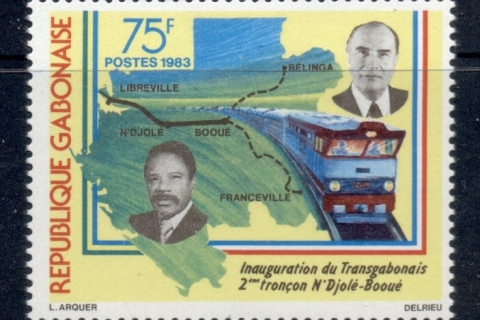 Gabon 1983 Trans-Gabon Railroad