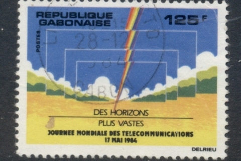 Gabon 1984 World Telecommunications Day