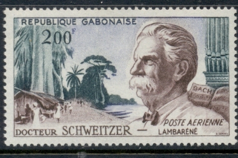 Gabon 1960 Dr. Albert Schweitzer