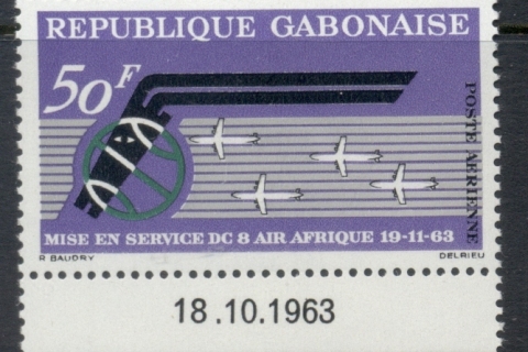 Gabon 1963 Air Afrique
