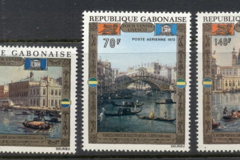 Gabon 1972 UNESCO Campaign to Save Venice