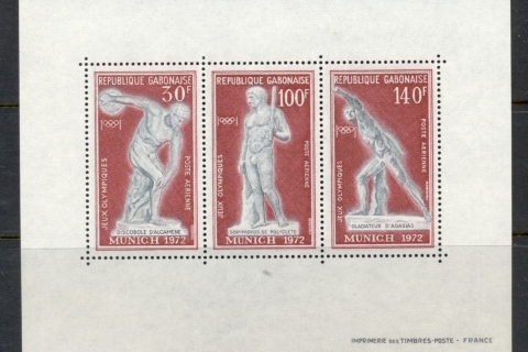 Gabon 1970 Summer Olympics Munich MS