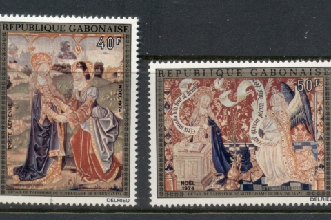 Gabon 1974 Xmas, Tapestries