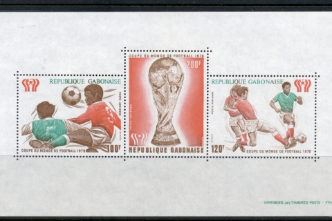 Gabon 1978 World Cup Soccer Argentina MS