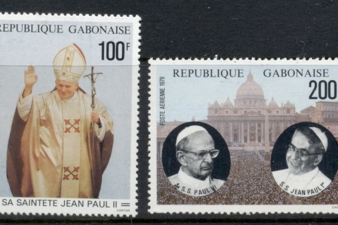 Gabon 1979 Pope John Paul II