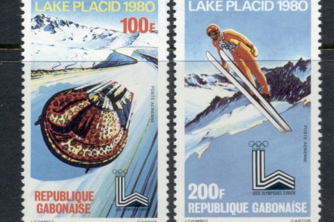 Gabon 1980 Winter Olympics Lake Placid
