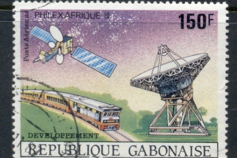 Gabon 1985 Telecommunications & Transportation 150f