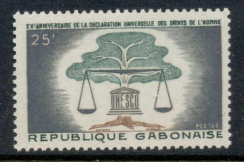 Gabon 1963 Unesco Universal declaration of Human Rights