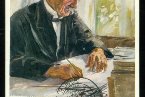 Gabon 1960 Dr Albert Schweitzer Maxicard