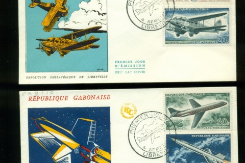 Gabon 1962 Development of Air Transport