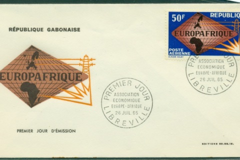 Gabon 1965 Europ Afrique FDC