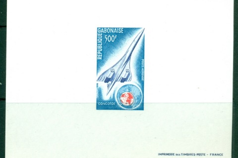 Gabon 1975 Concorde deluxe proof