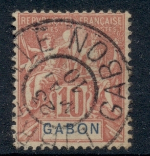 Gabon 1904-07 Navigation & Commerce 10c