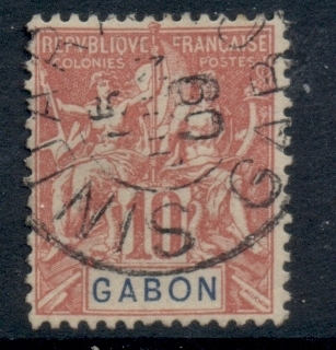 Gabon 1904-07 Navigation & Commerce 10c Sindara
