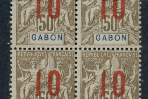 Gabon 1912 Navigation & Commerce surcharge 10c on 50c blk4