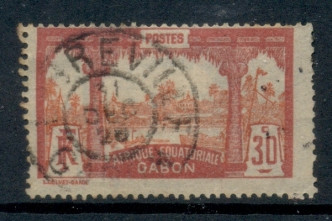 Gabon 1910-22 Pictorial, Libreville Afrique Equatoriale 30c