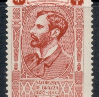 Gabon 1932-33 Pictorial, Count Savorgnan de Brazza 90c