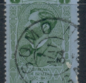 Gabon 1932-33 Pictorial, Count Savorgnan de Brazza 1f