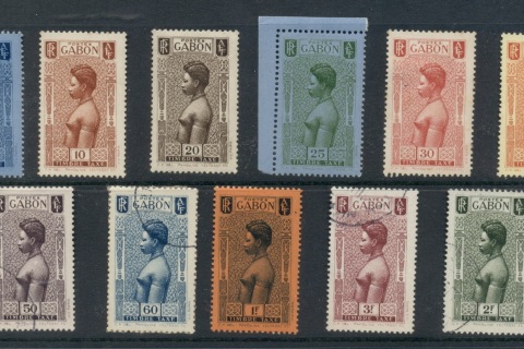 Gabon 1932 Postage Due, Fang Woman