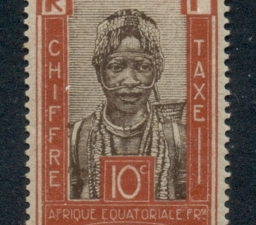 Gabon 1930 Postage Due, Chief Makoko 10c