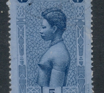 Gabon 1932 Postage Due, Fang Woman 5c
