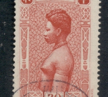Gabon 1932 Postage Due, Fang Woman 30c