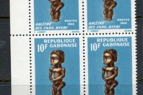 Gabon 1966 Negro Arts Festival Wood Carvings 10f blk4