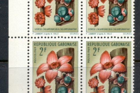 Gabon 1969 African Plants 2f blk4