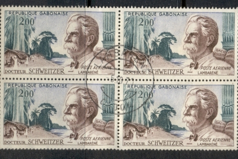 Gabon 1960 Dr. Albert Schweitzer blk4