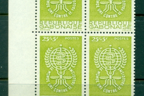 Gabon 1962 WHO malaria Eradication blk4