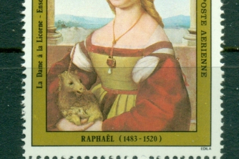 Gabon 1983 Raphael Painting