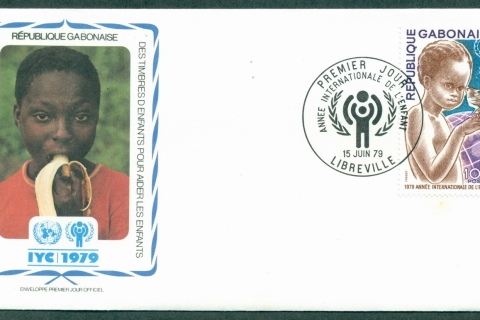 Gabon 1979 IYC International Year of the Child FDC