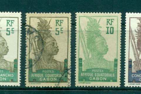 Gabon 1910 Asst