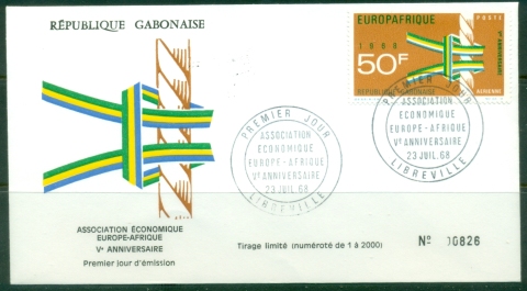 Gabon-1968-Europ-Afrique-FDC