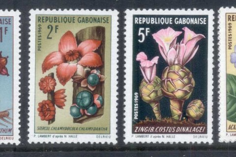Gabon-1969-Flowers-4-5