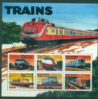 Gabon-2000-Locomotives-Trains-from-around-the-World-MUH_1